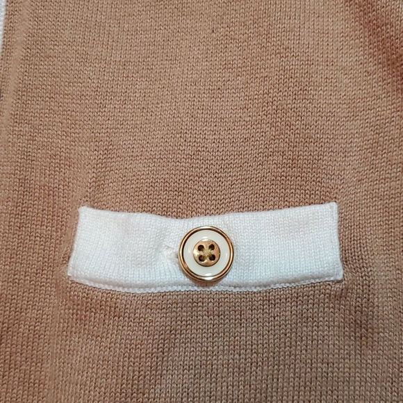 Banana Republic cream / tan cardigan sweater PXS - Picture 2 of 8